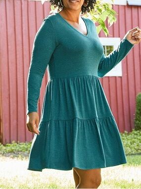 Matilda Jane | Dresses | Matilda Jane W Joanna Gaines Green Flare Aline  Dress Size Large | Poshmark